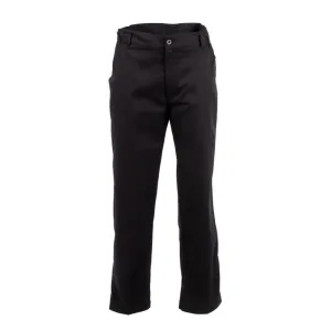 A674-L Chef Works Unisex Professional Series Chefs Trousers Black Herringbone L