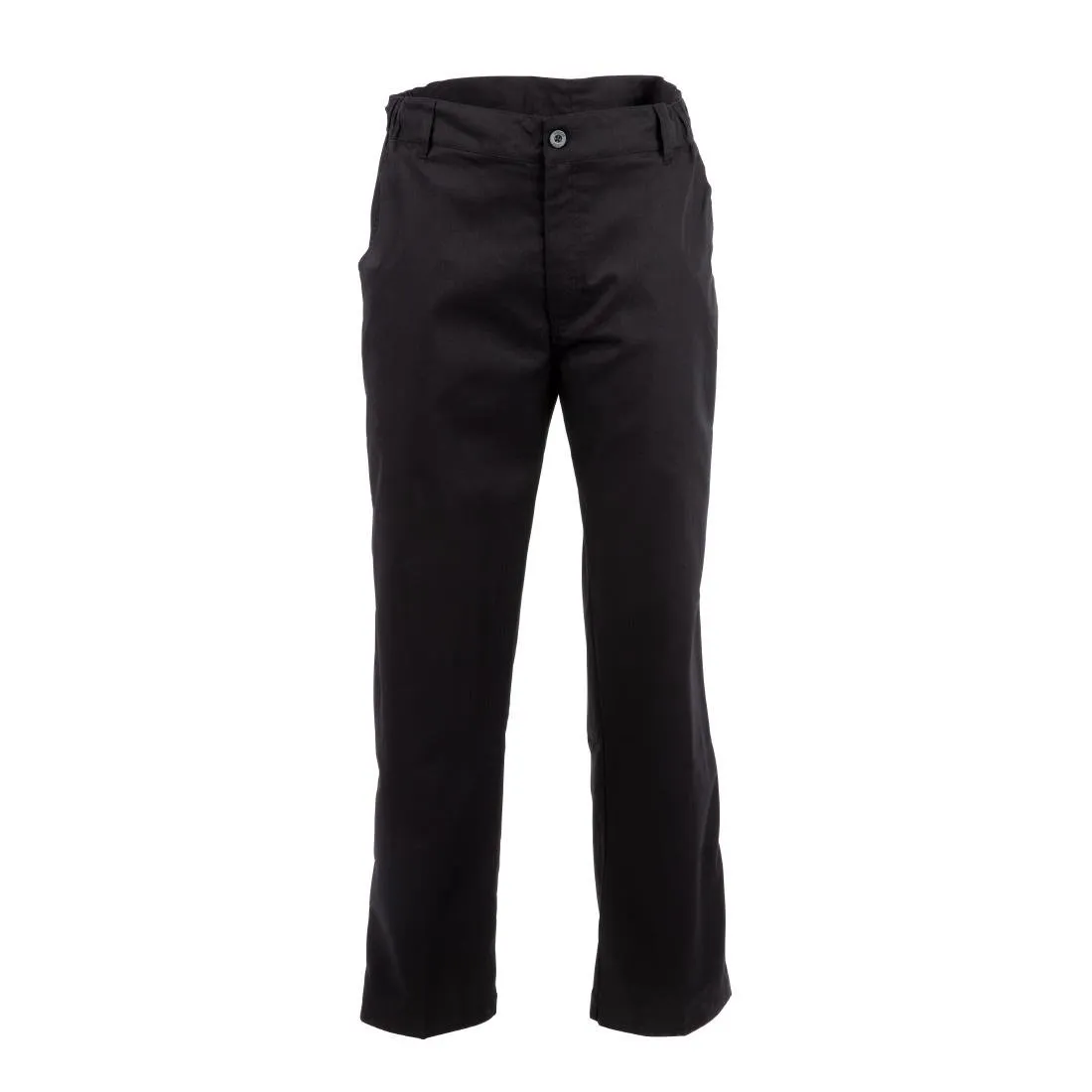 A674-XS Chef Works Unisex Professional Series Chefs Trousers Black Herringbone XS