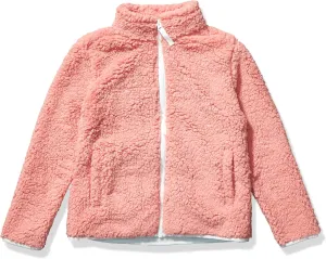 Amazon Essentials Girls and Toddlers' Sherpa Fleece Full-Zip Jacket