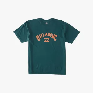 Billabong Boys Arch Wave Short Sleeve Tee Deep Teal