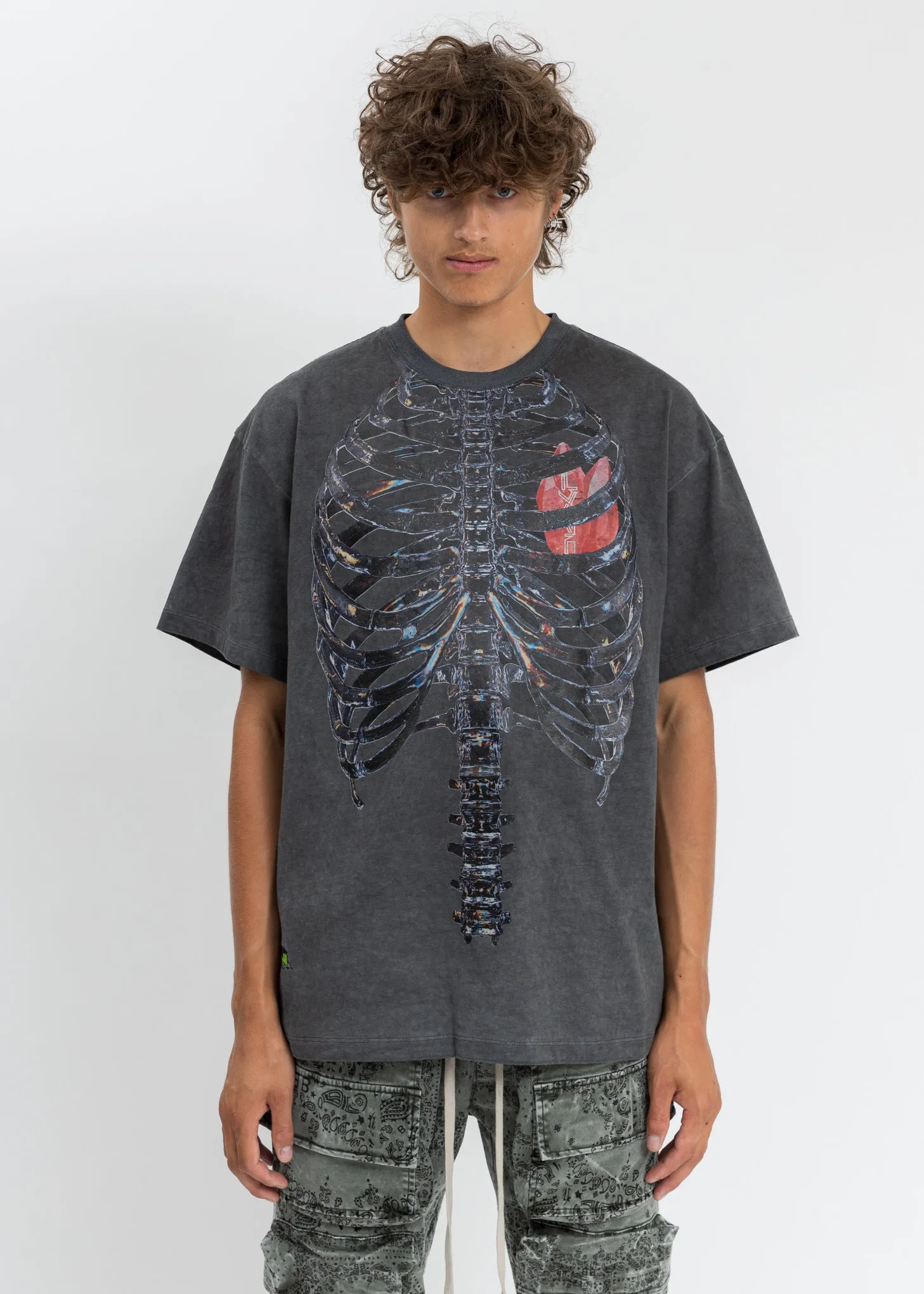 Black Rib Cage T-Shirt
