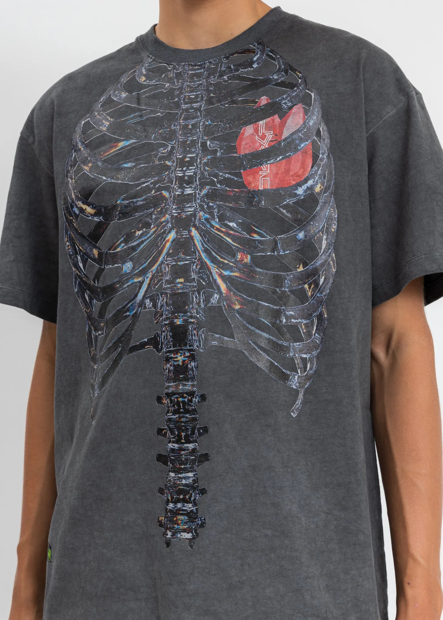 Black Rib Cage T-Shirt