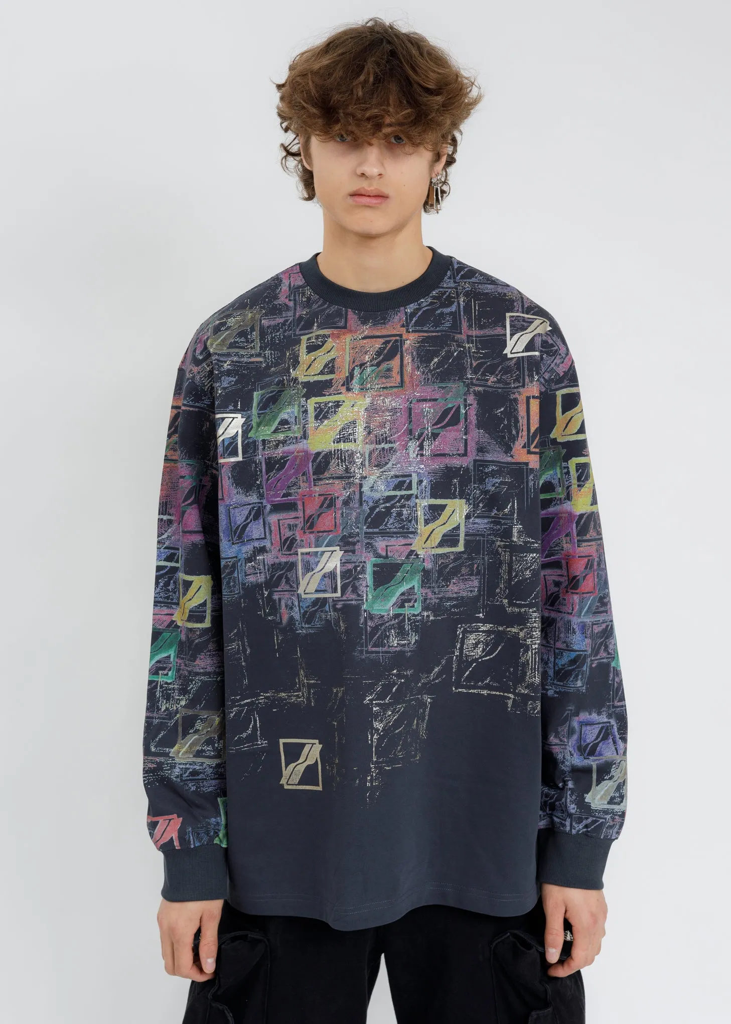 Black WE11DONE All Over Long Sleeves