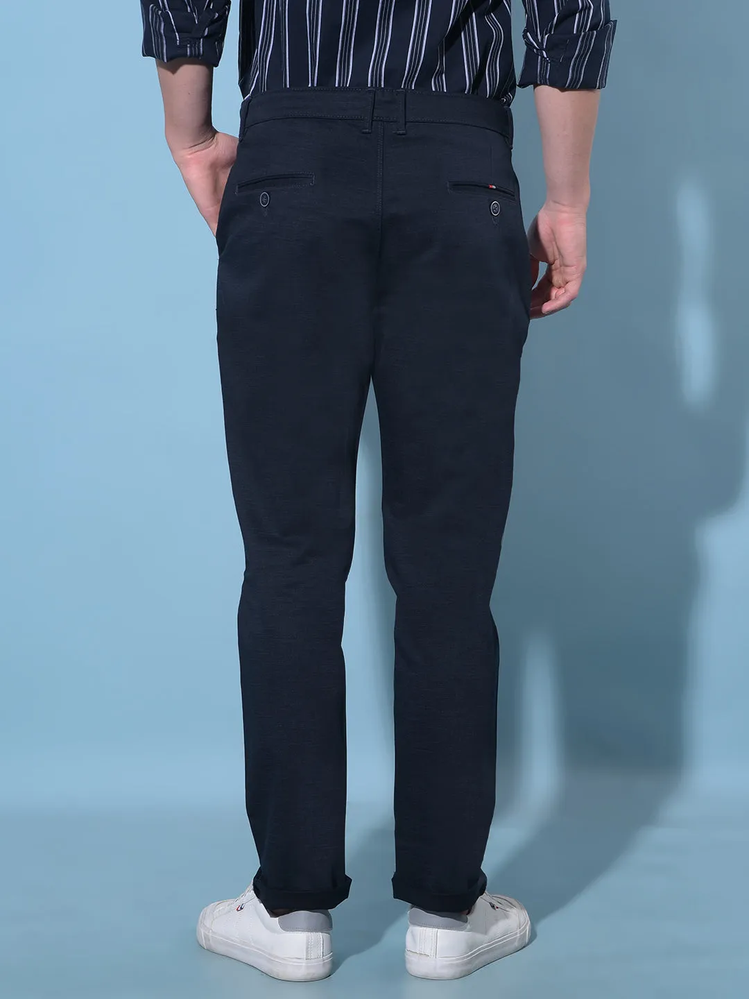 Blue Chinos Trousers