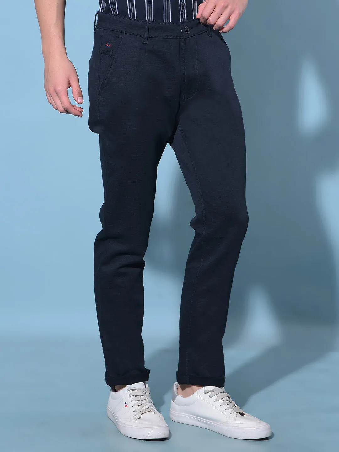 Blue Chinos Trousers