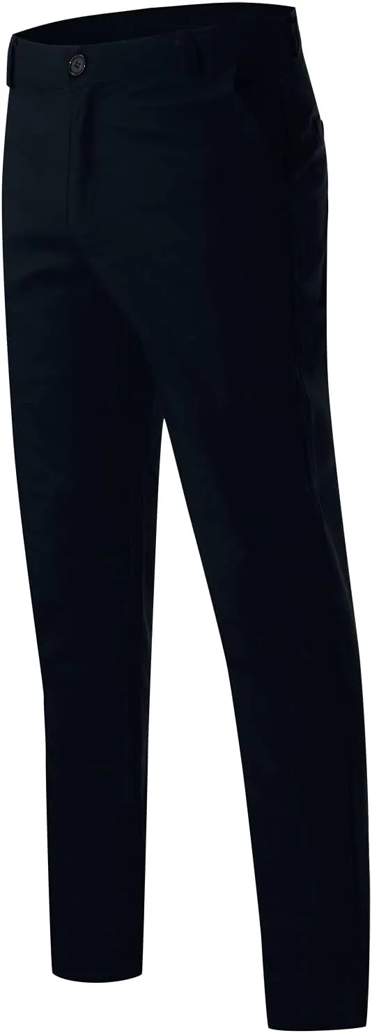 Cargo Sweatpants for Men Khaki Baggy Pants with Zipper Pockets Man's Lightweight Hiking Ripstop Cargo Pants Regular