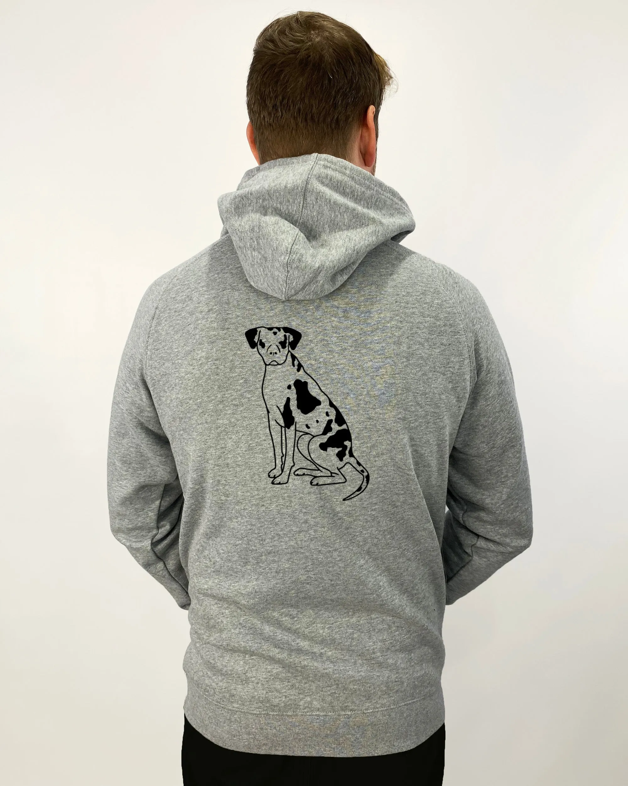 Catahoula Dad Illustration: Unisex Hoodie