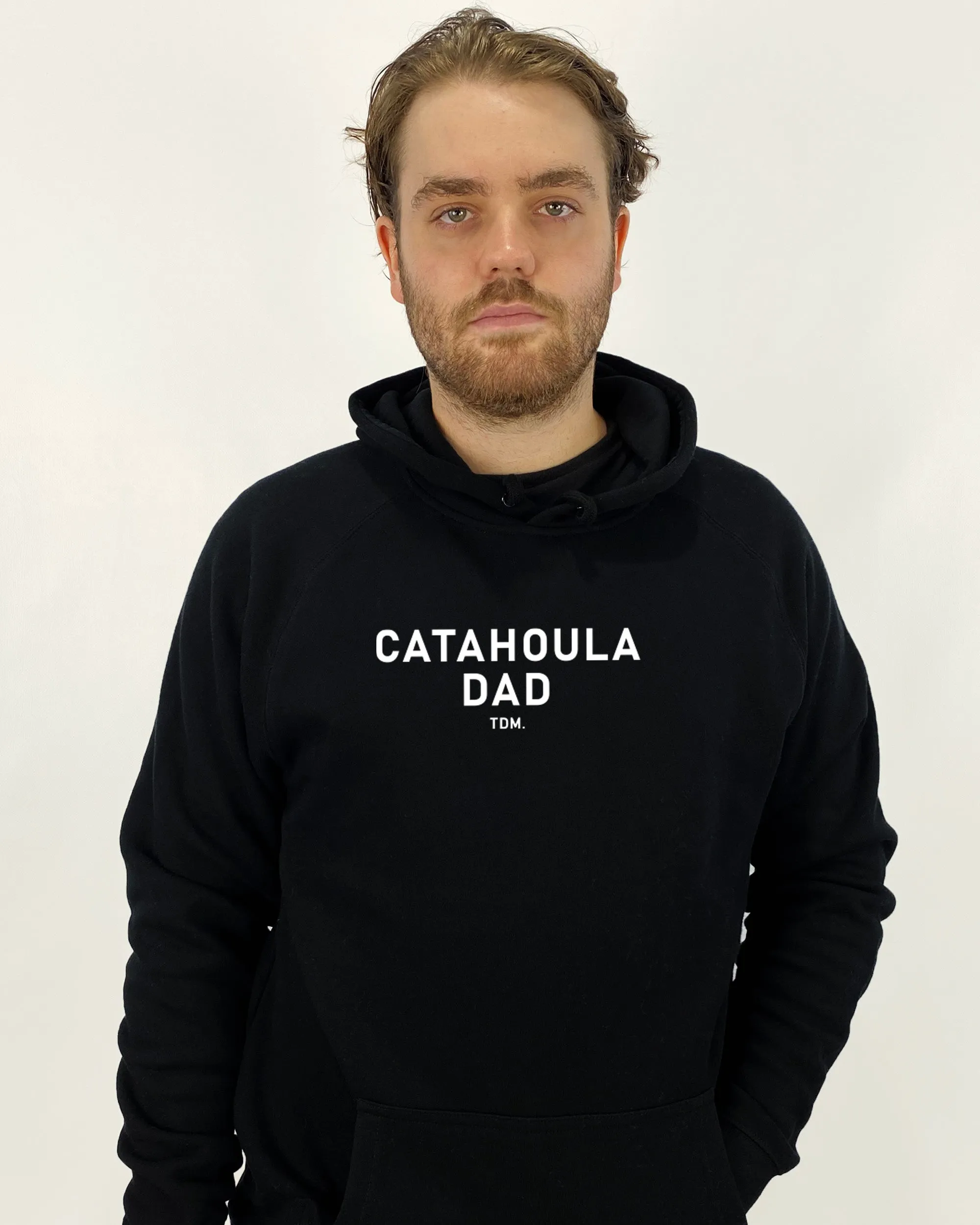 Catahoula Dad Illustration: Unisex Hoodie