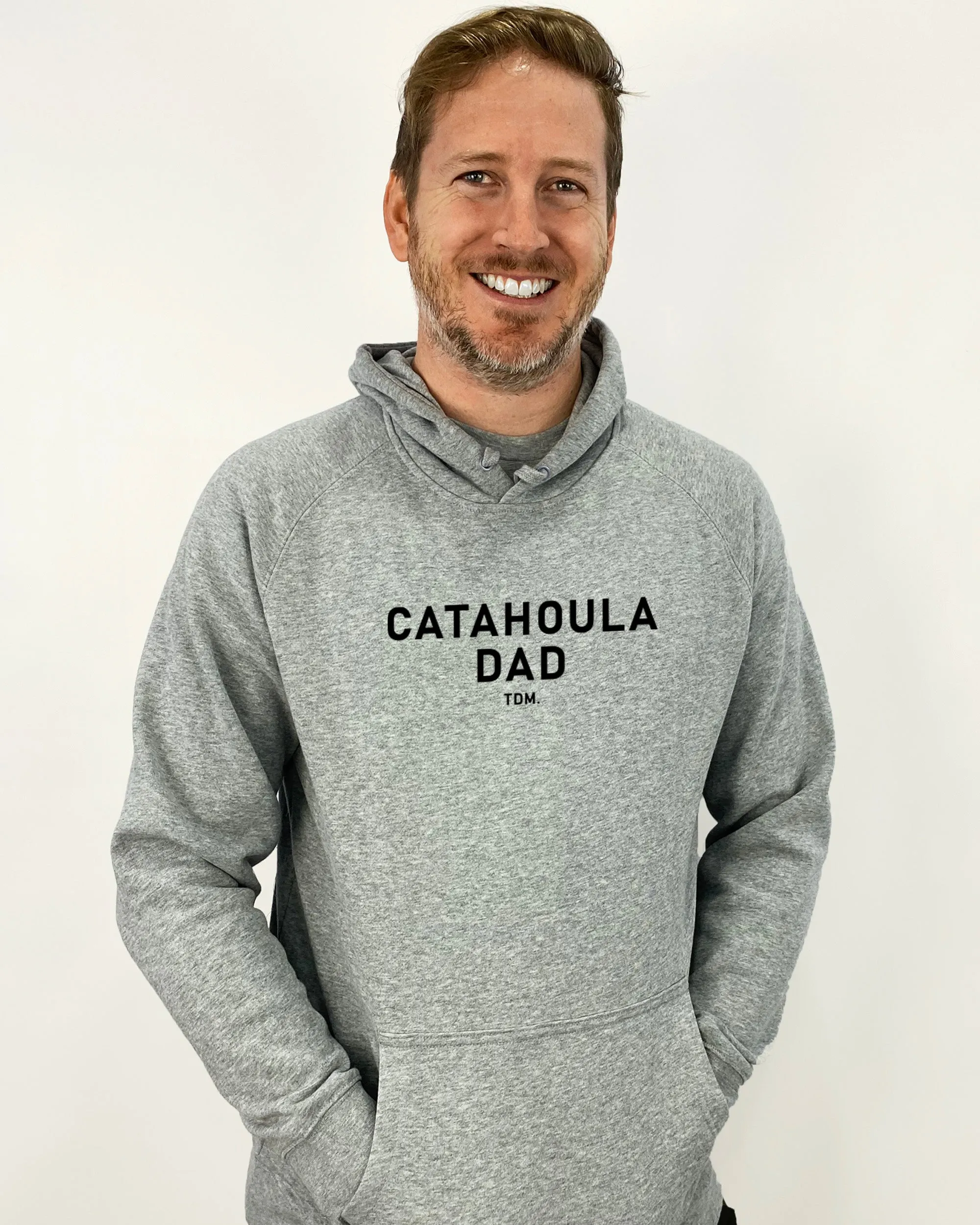Catahoula Dad Illustration: Unisex Hoodie
