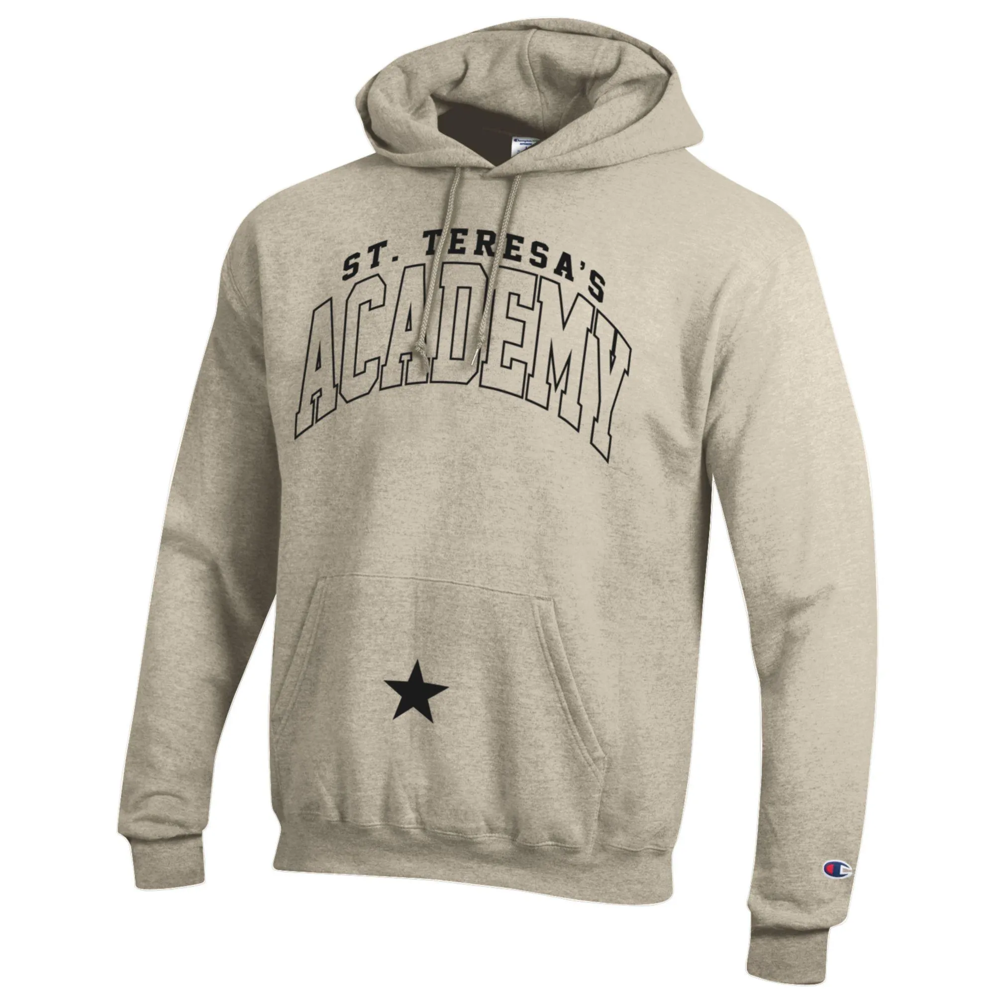 Champion Star Pocket Hoodie Oatmeal