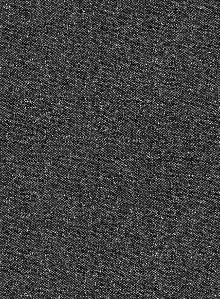 Charcoal Flecks Donegal Tweed Highland Trousers