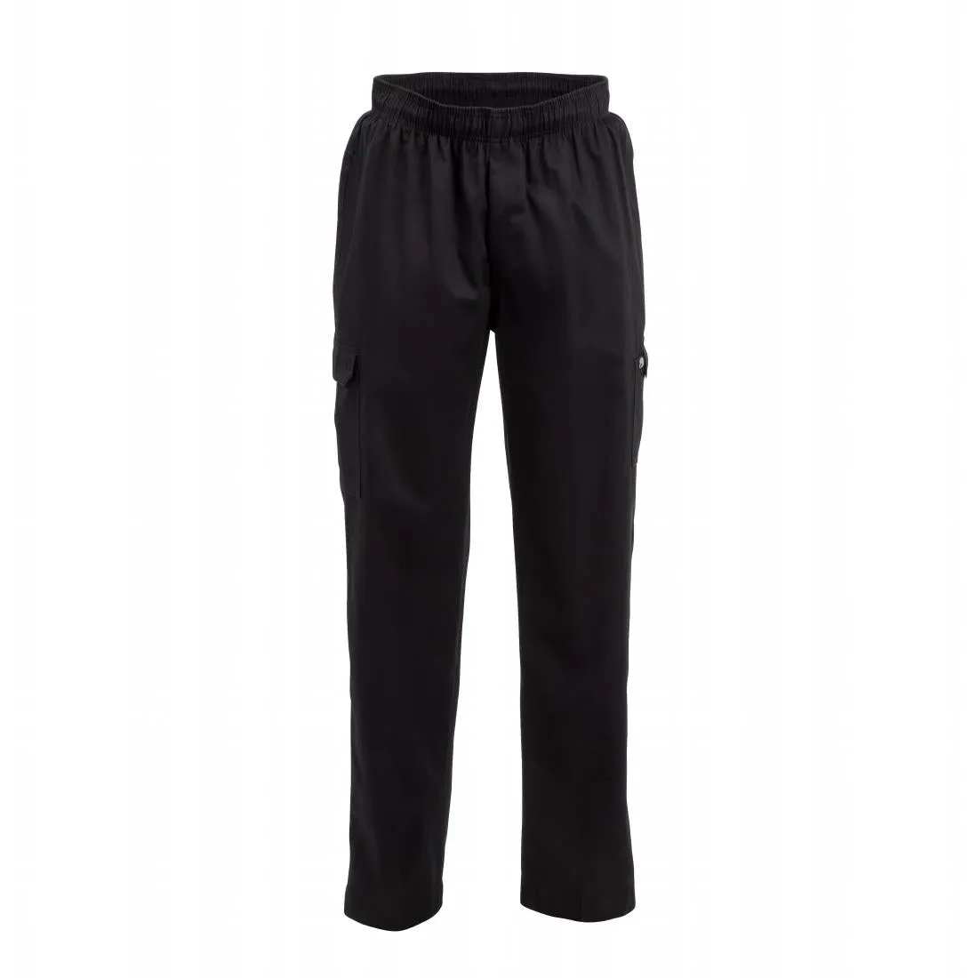 Chef Works Unisex Classic Fit Cargo Chefs Trousers Black L