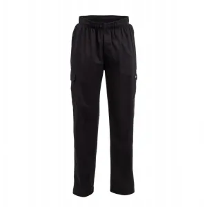 Chef Works Unisex Classic Fit Cargo Chefs Trousers Black XL - B222-XL