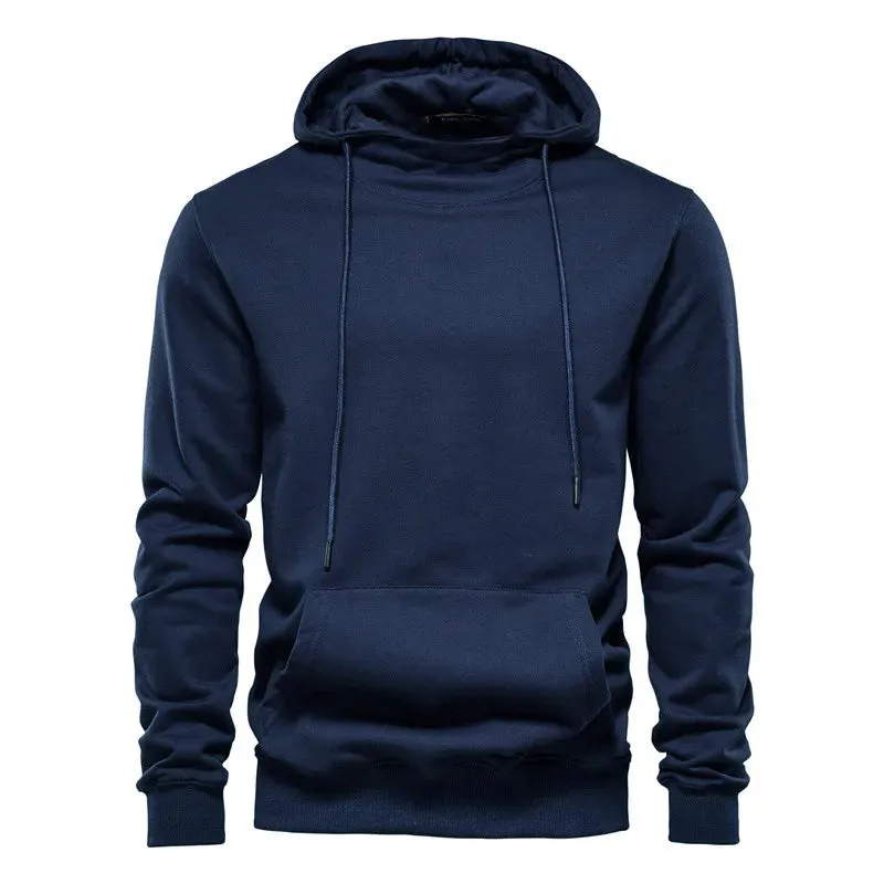 Cotton Sports Hoodies Men Casual Solid Color High Quality Warm Autumn Mens Sweatshirts Fashion Basic Hoodie for Men