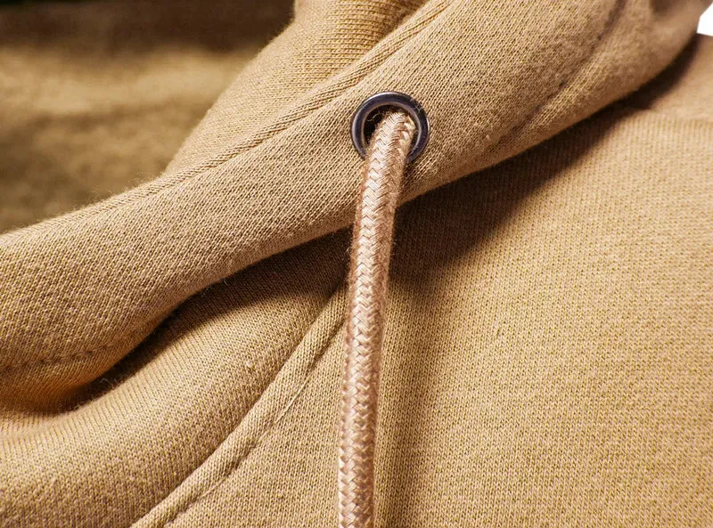 Cotton Sports Hoodies Men Casual Solid Color High Quality Warm Autumn Mens Sweatshirts Fashion Basic Hoodie for Men