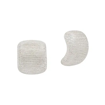Cuffed Huggie Hoop Earrings