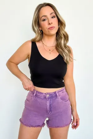 Devorah Acid Wash Cutoff Shorts - FINAL SALE