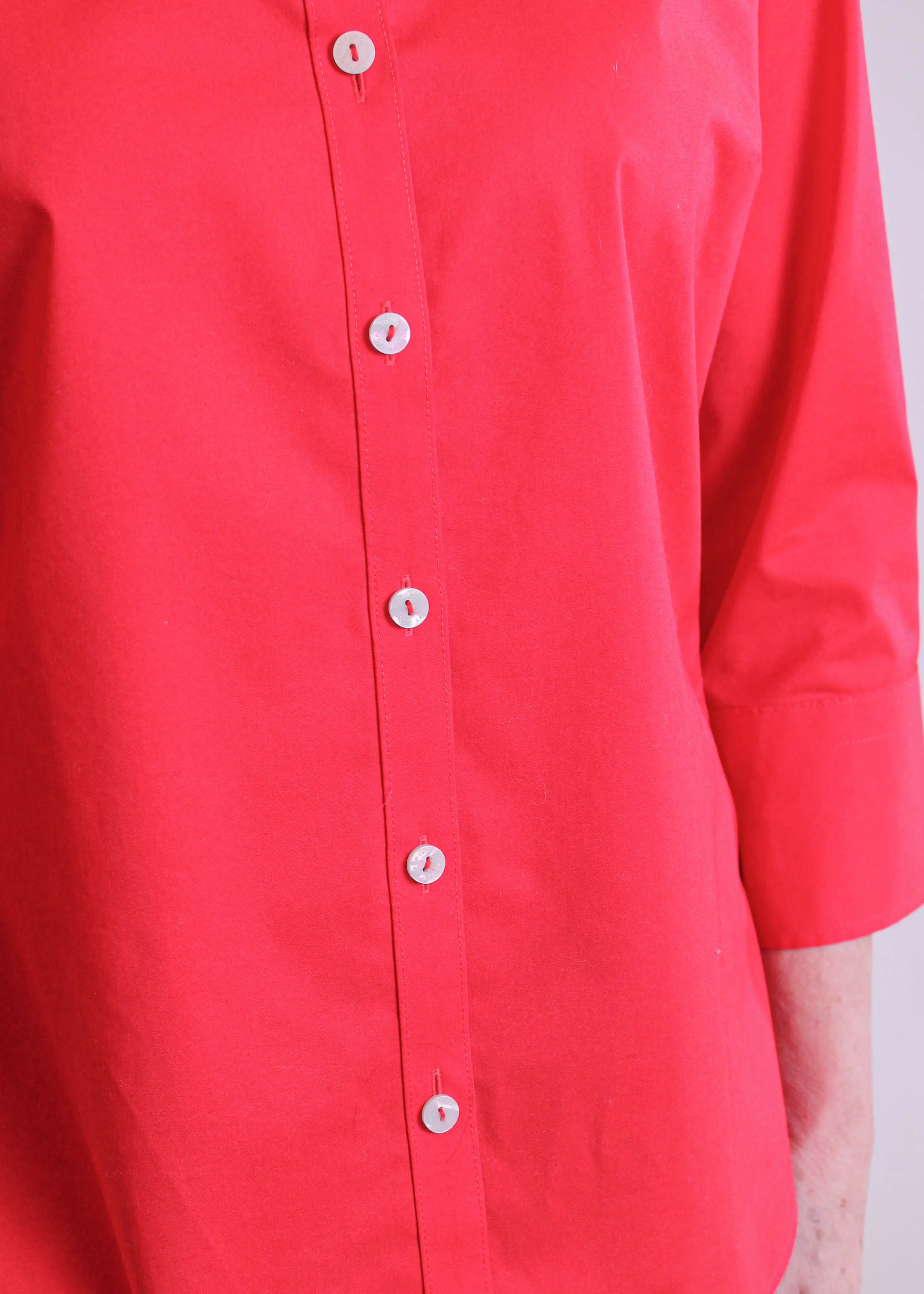 Foxcroft Mary 3/4 Sleeve Button Down Blouse