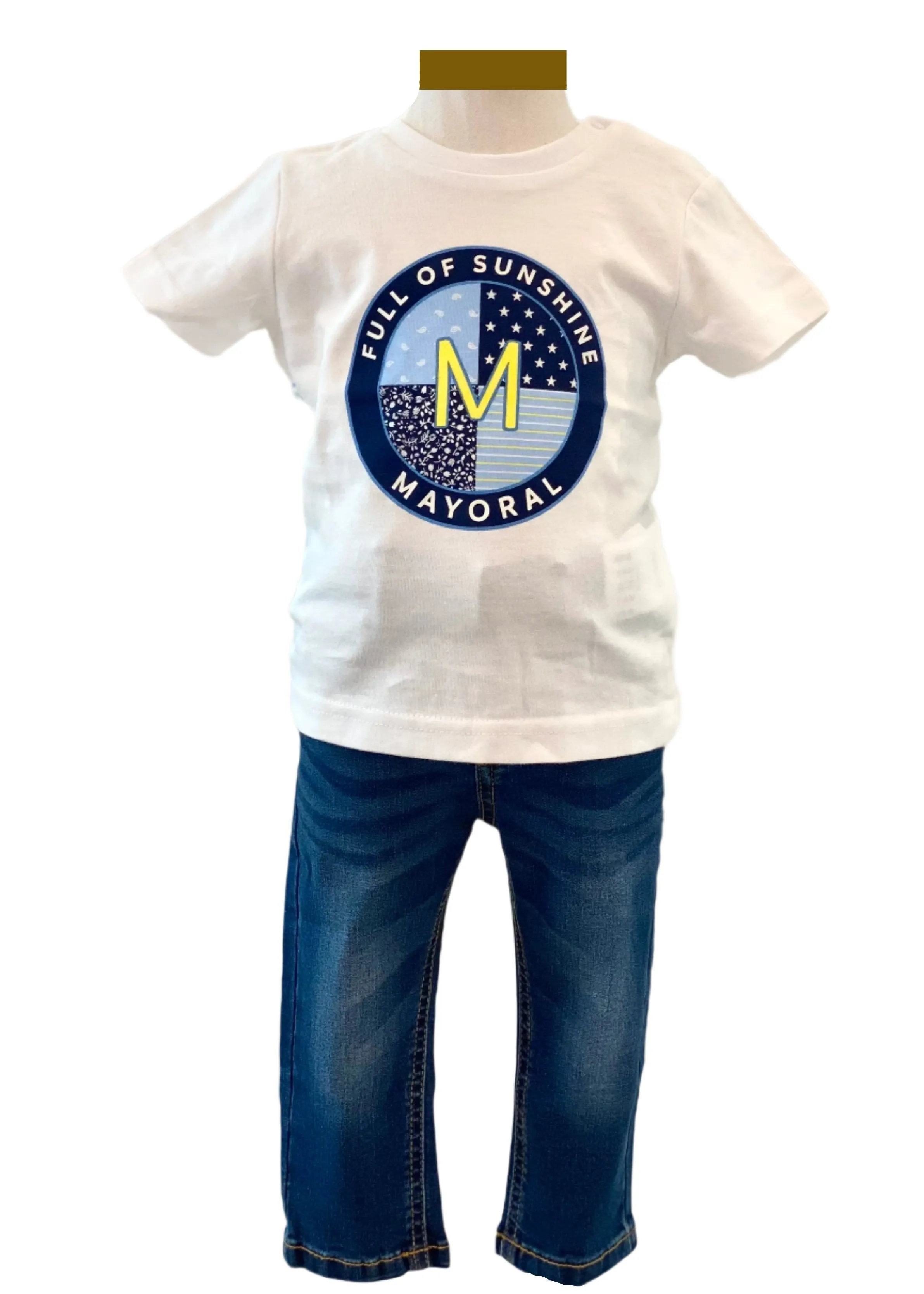 'Full of Sunshine Mayoral' Writing Print Top with Pants