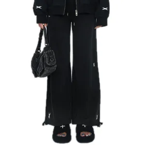 FUTURE Classic Wide-leg Sweatpants In Black