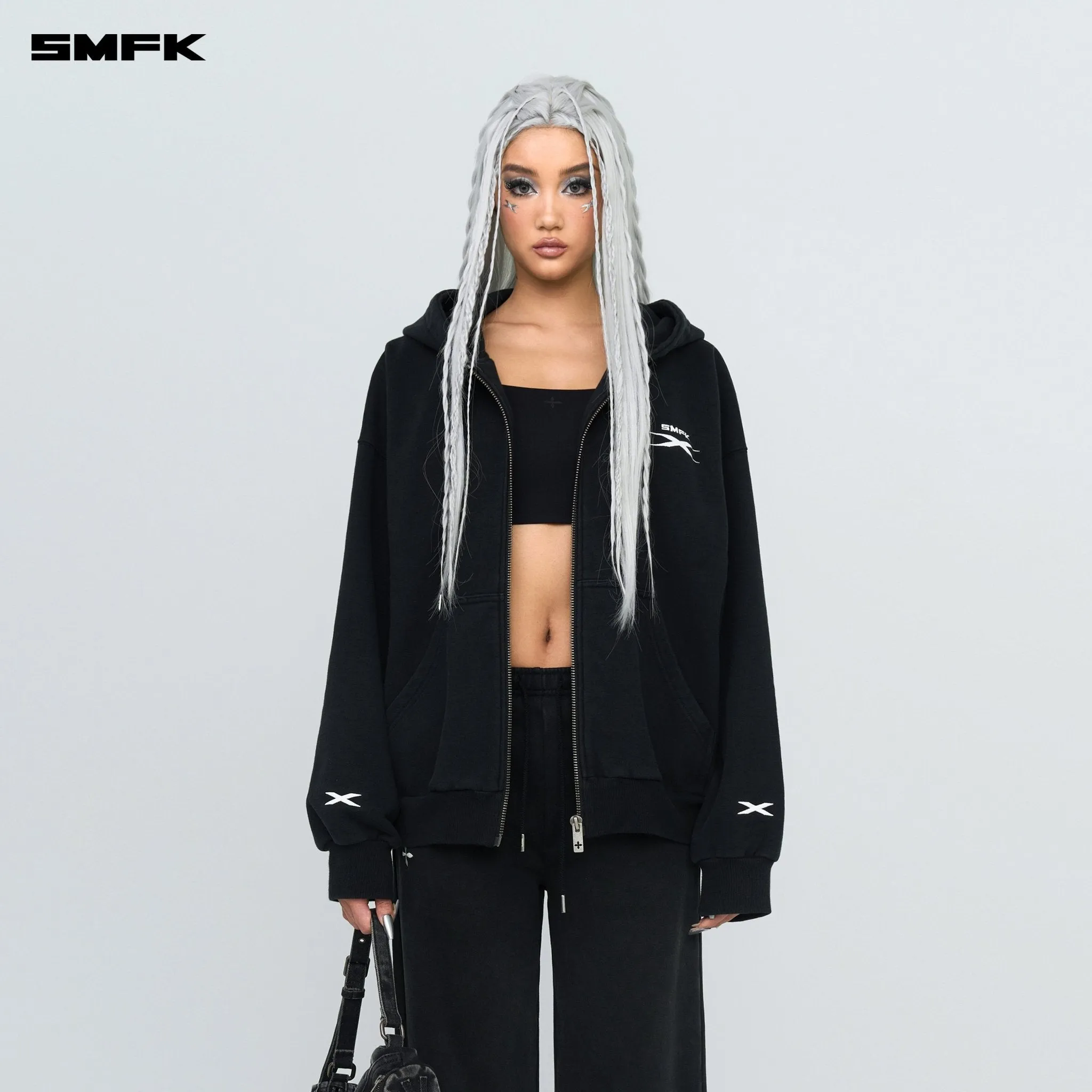 FUTURE Classic Wide-leg Sweatpants In Black