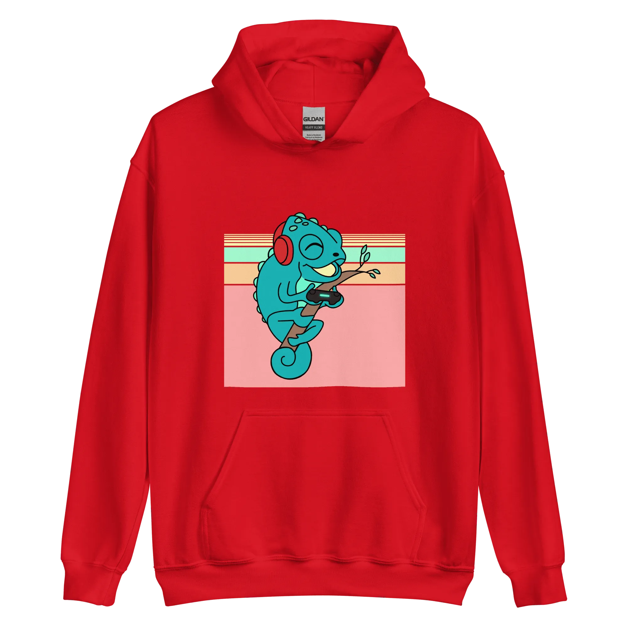 Game Night Unisex Hoodies- Red, Light Weight