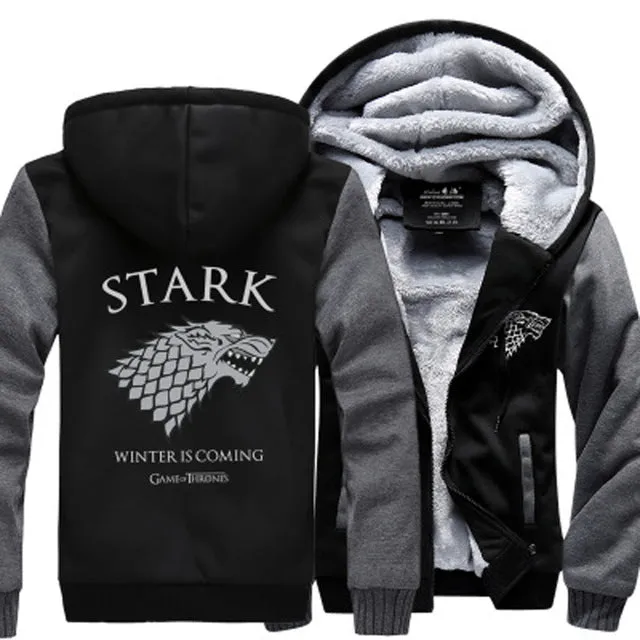 Game of Thrones wool hoodies jacket sweatshirt