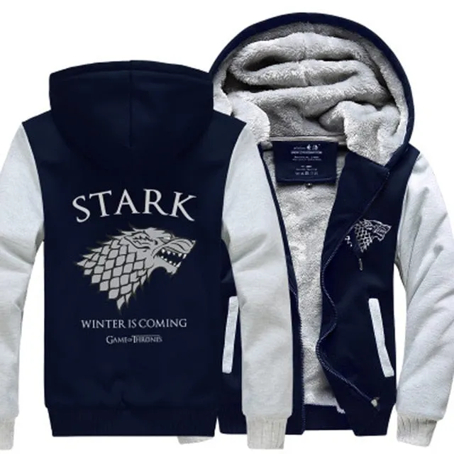Game of Thrones wool hoodies jacket sweatshirt