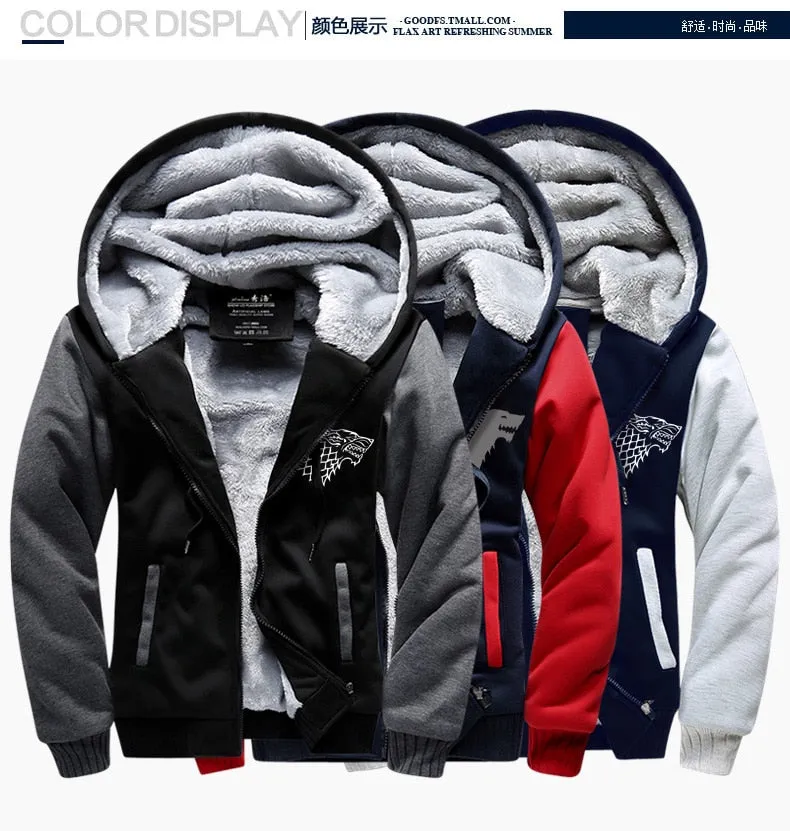 Game of Thrones wool hoodies jacket sweatshirt