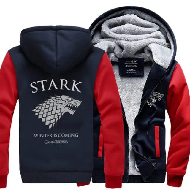 Game of Thrones wool hoodies jacket sweatshirt