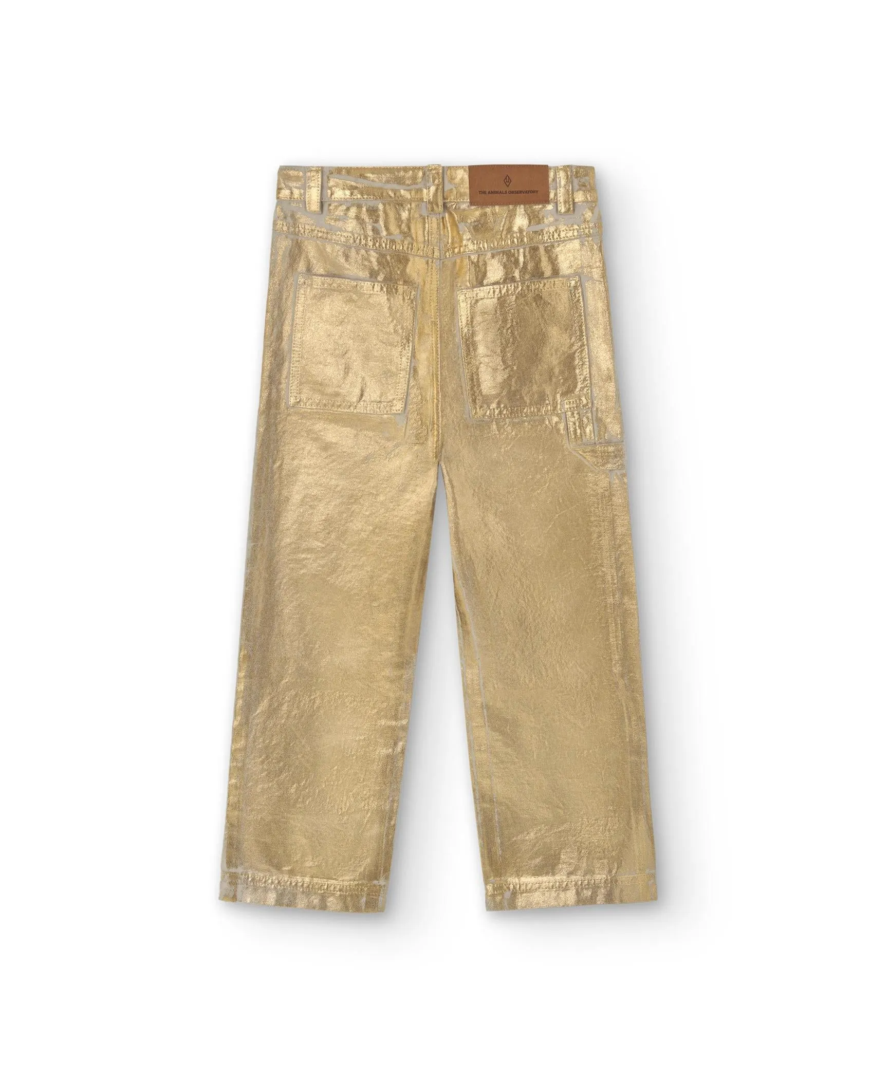 Gold Shiny Condor Pants
