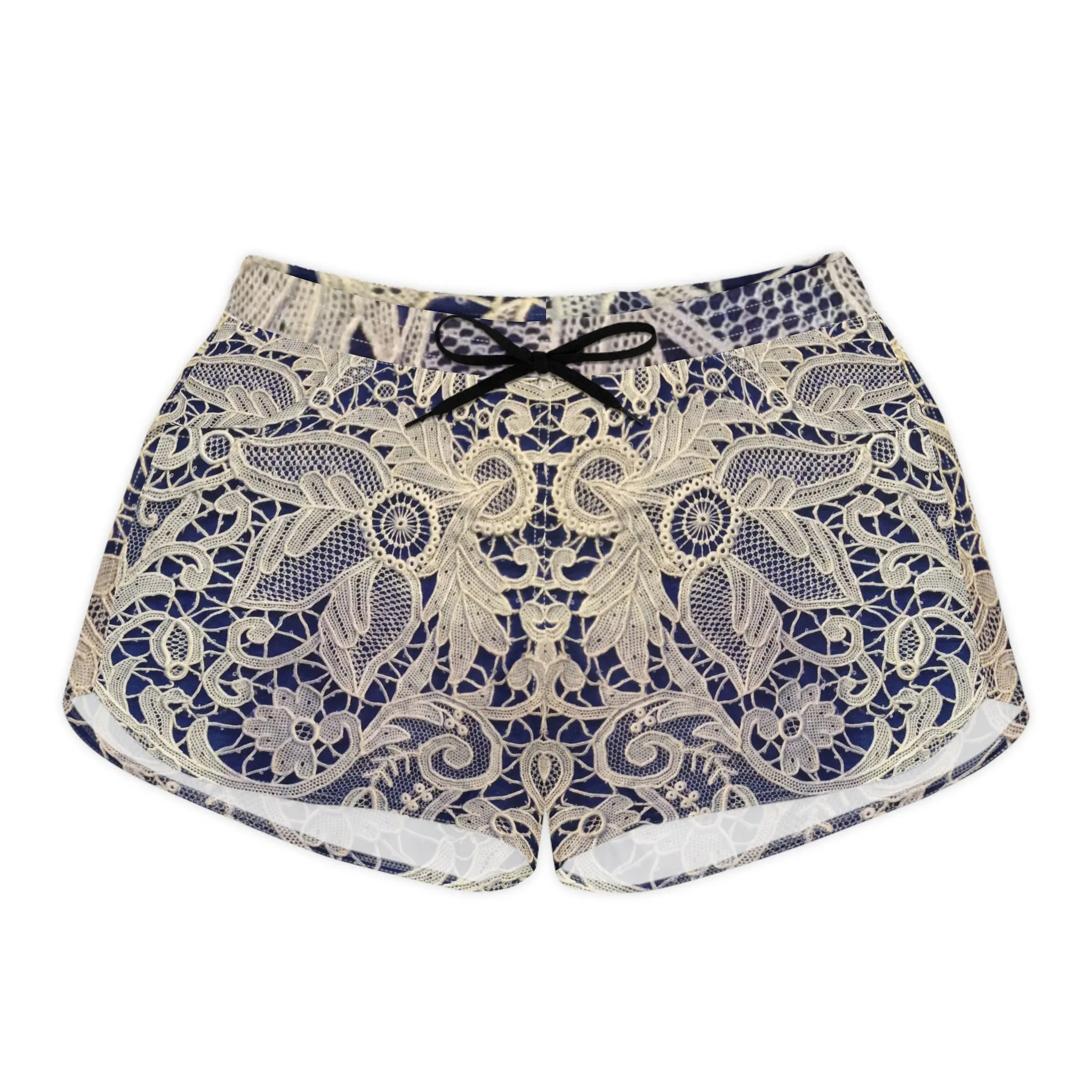 Golden and Blue - Inovax Women's Casual Shorts