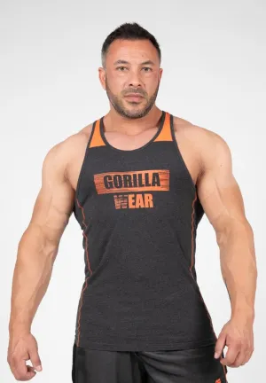 Gorilla Wear Wallace Tank Top - Grey/Orange