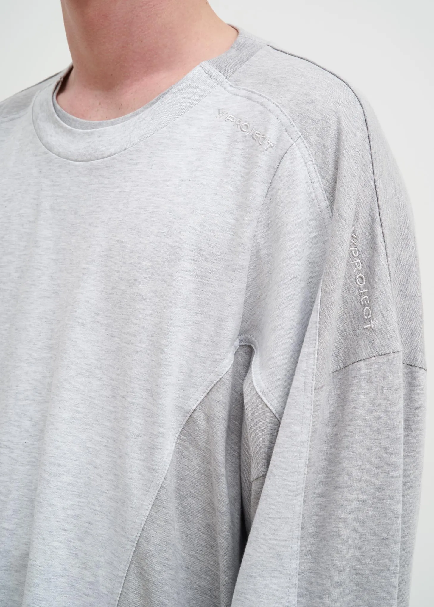 Grey Skinny Long Sleeve T-Shirt