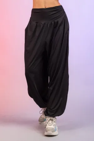 High-Waisted Harem Pants w/ Pockets