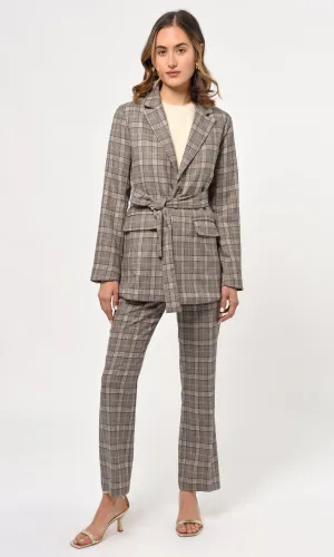 Indala Check Trouser