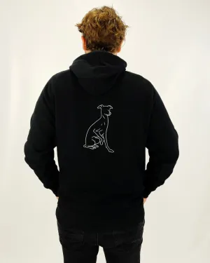 Italian Greyhound Dad Illustration: Unisex Hoodie