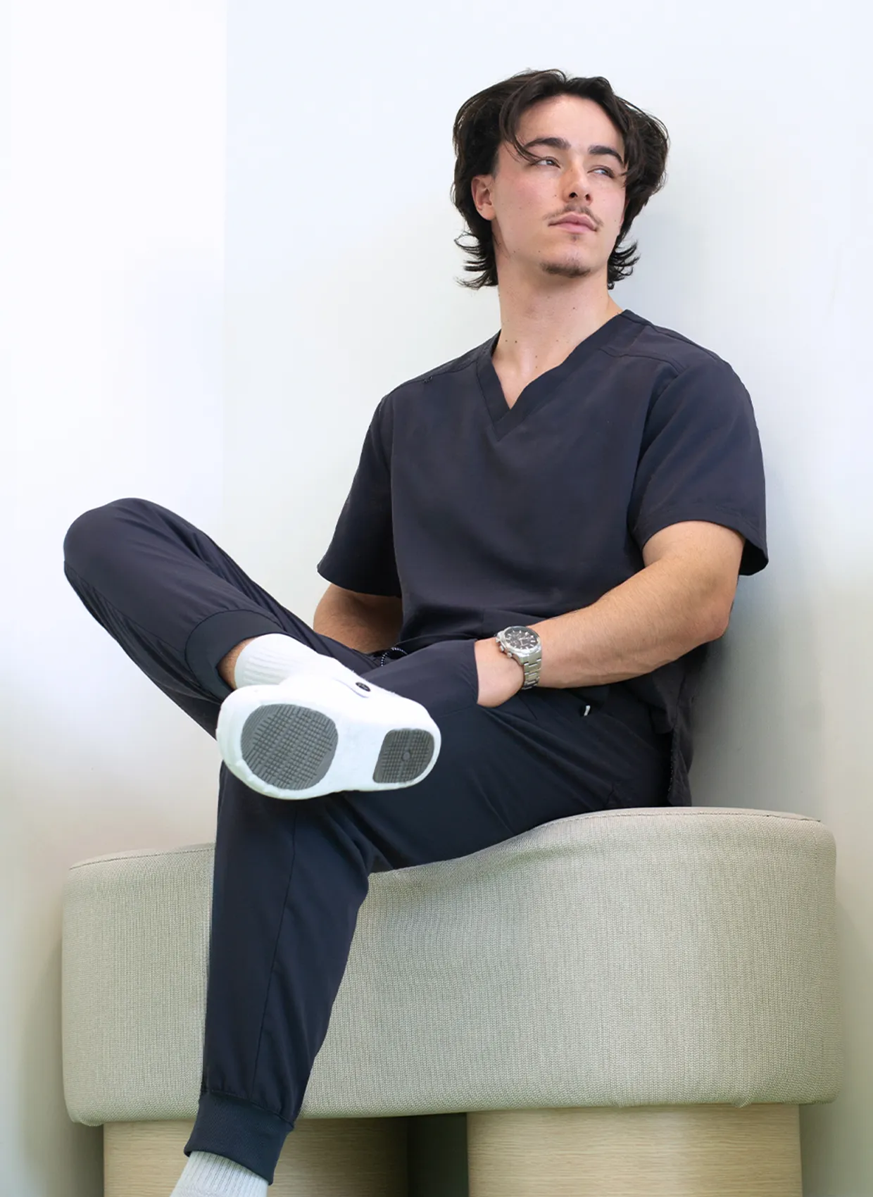 Koi Next Gen Day To Night Scrub Joggers - Charcoal