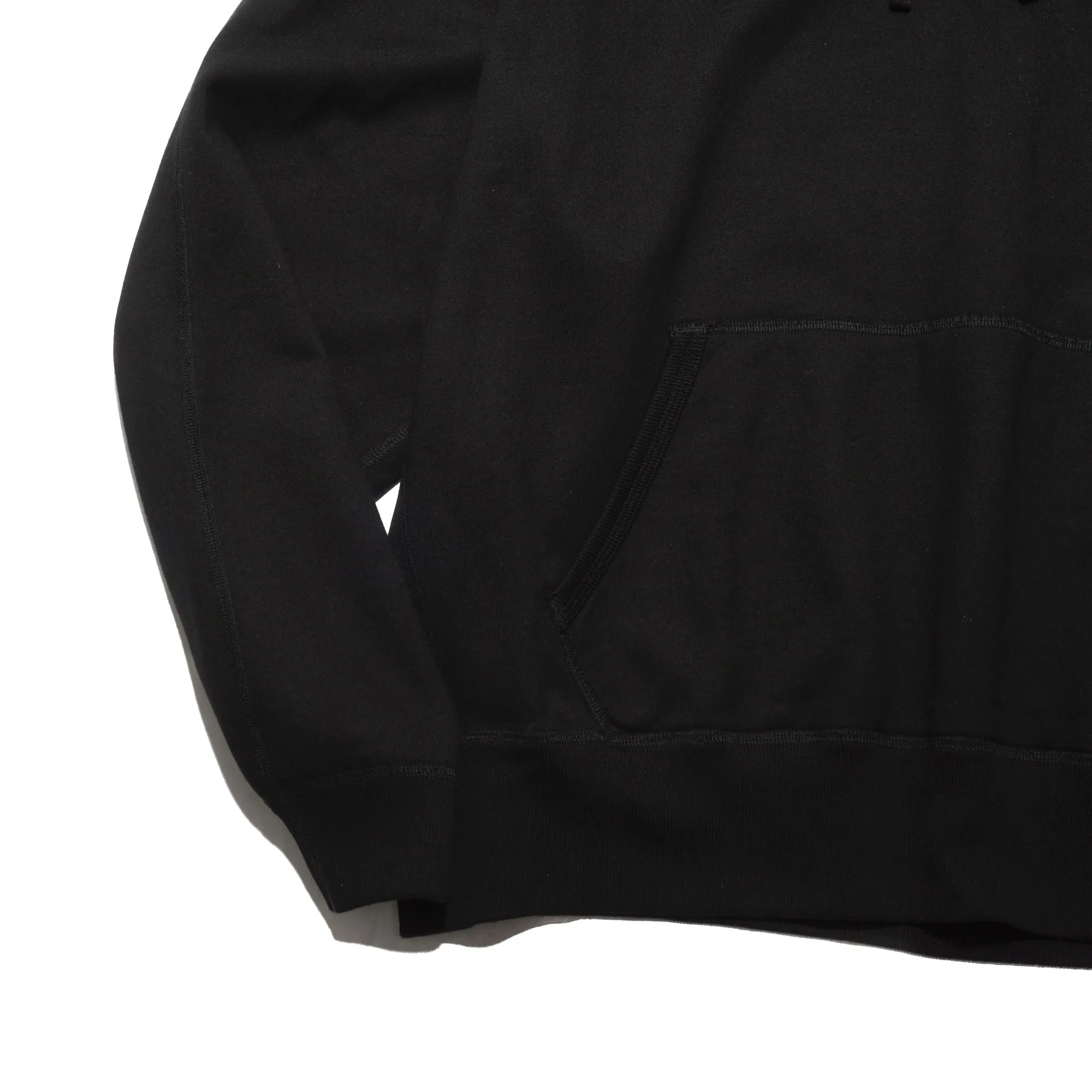 MIDWEIGHT TERRY RELAXED HOODIE "BLACK"