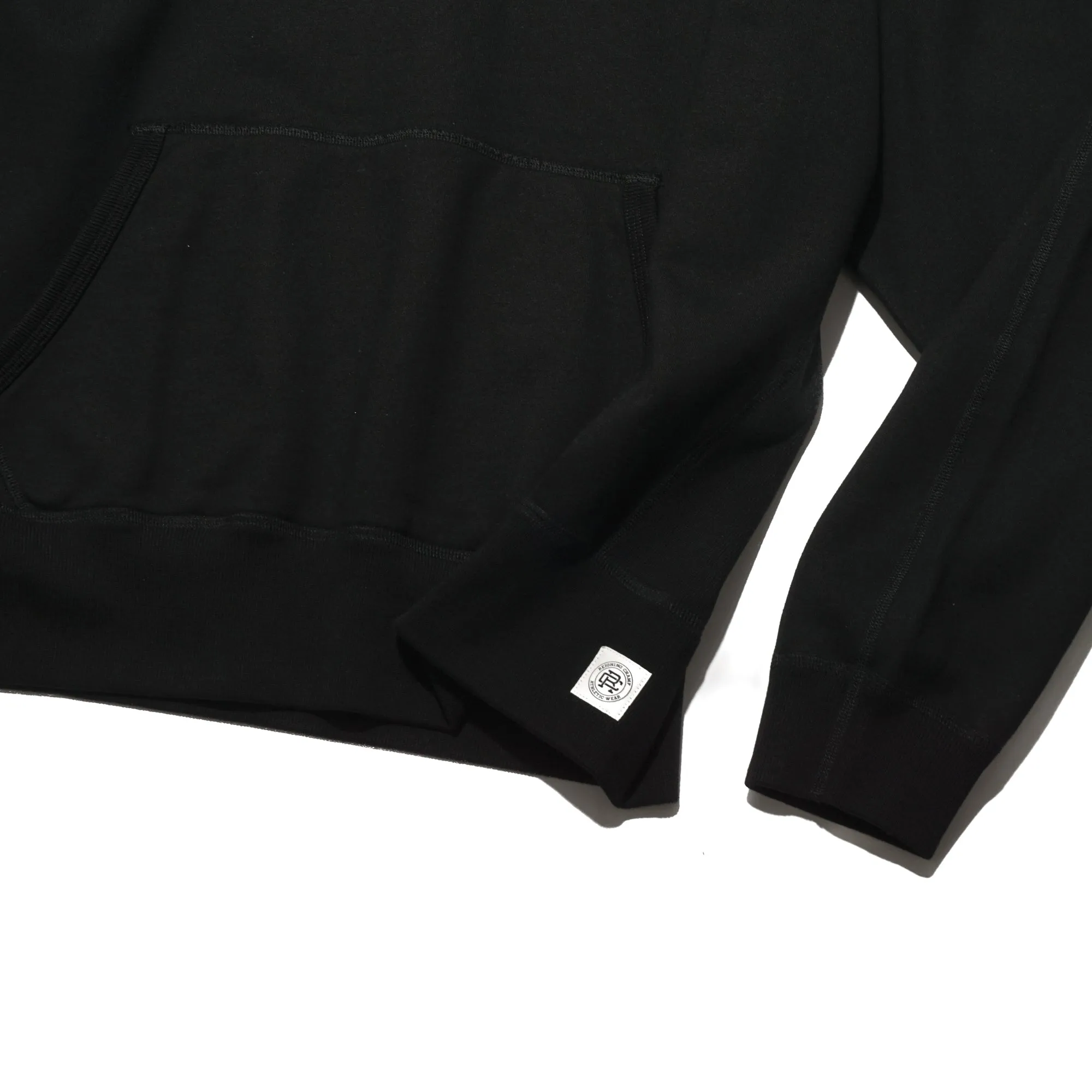 MIDWEIGHT TERRY RELAXED HOODIE "BLACK"