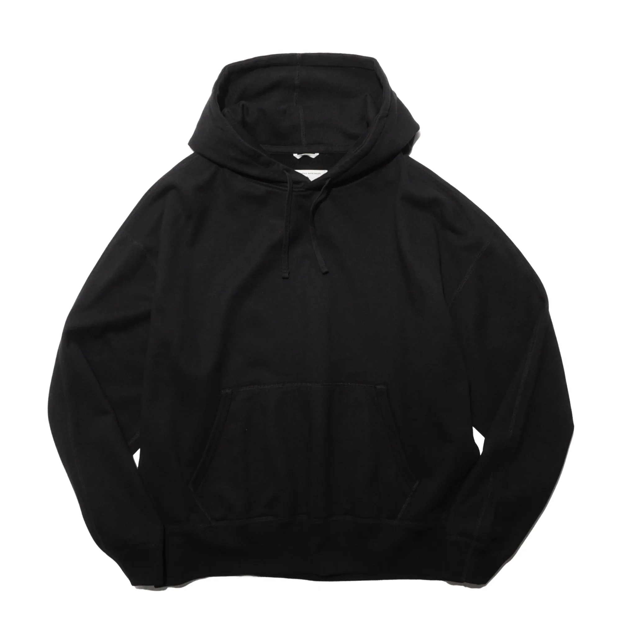 MIDWEIGHT TERRY RELAXED HOODIE "BLACK"