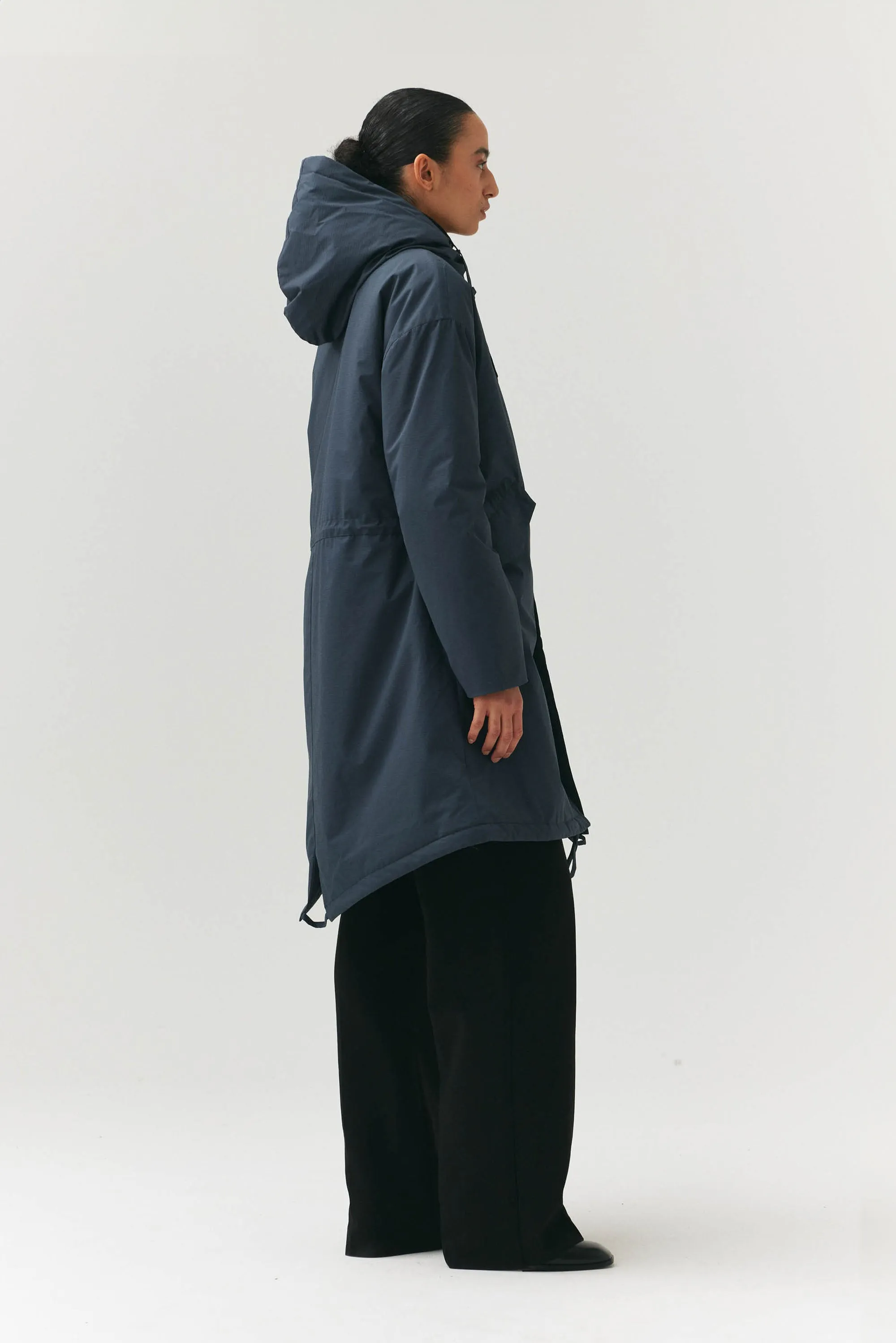MONICA G RIBSTOP (FISHTALE P) AW24 STEEL BLUE