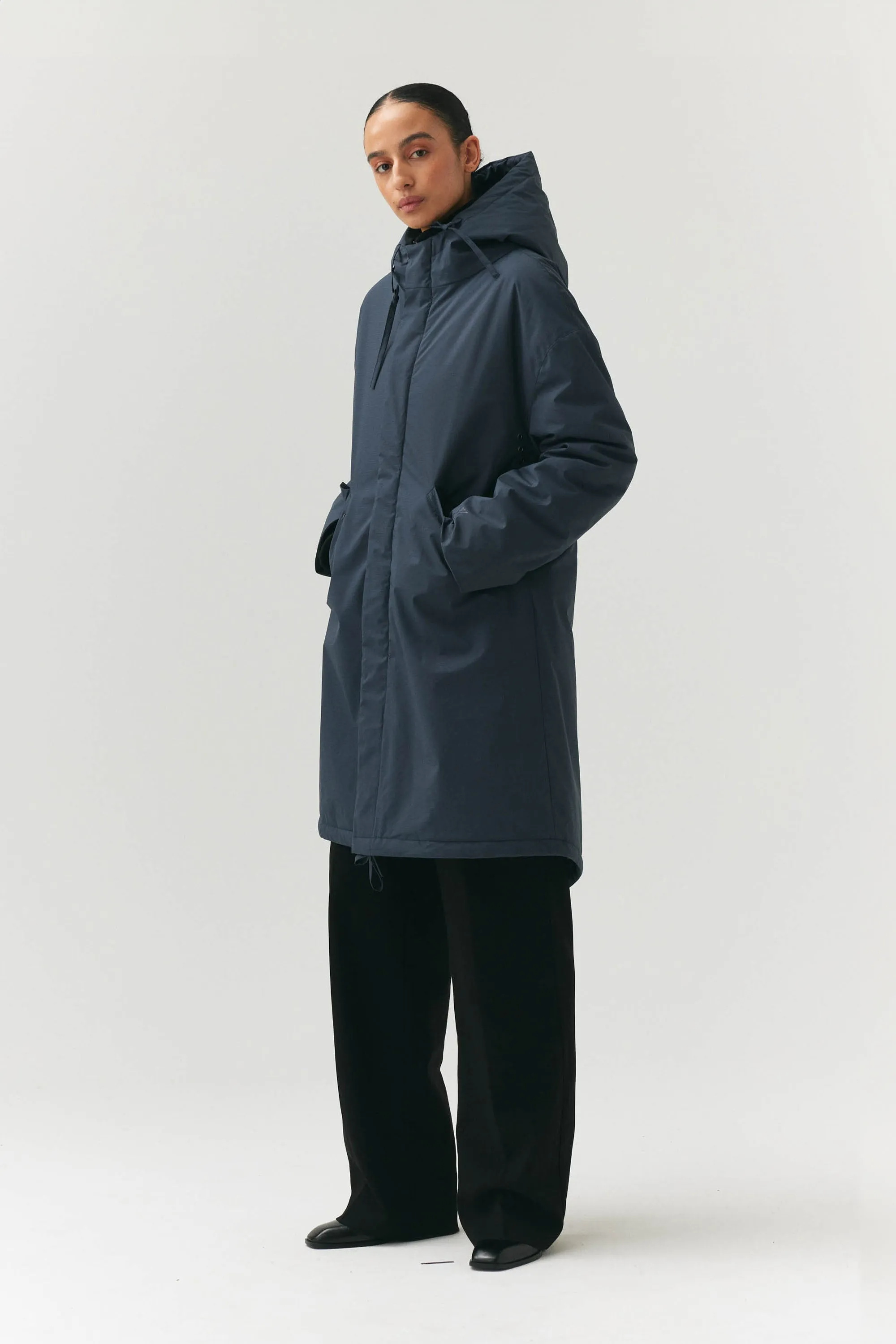 MONICA G RIBSTOP (FISHTALE P) AW24 STEEL BLUE
