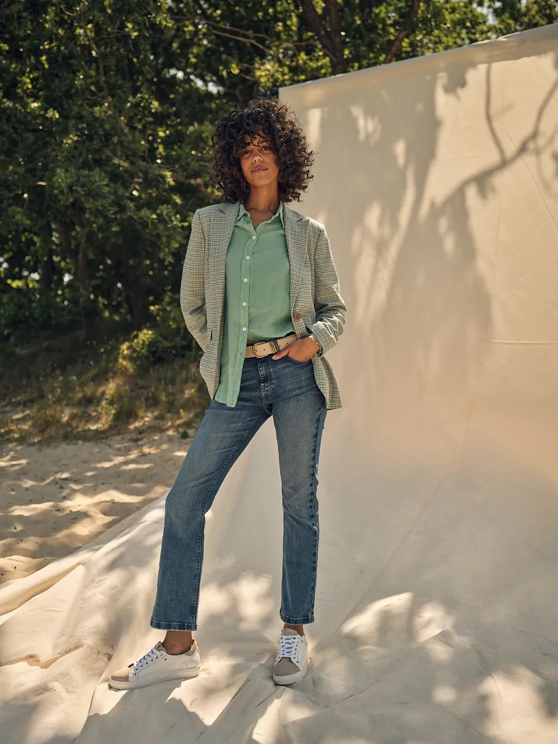 Mos Mosh | Mary Cami Blazer | Wasabi