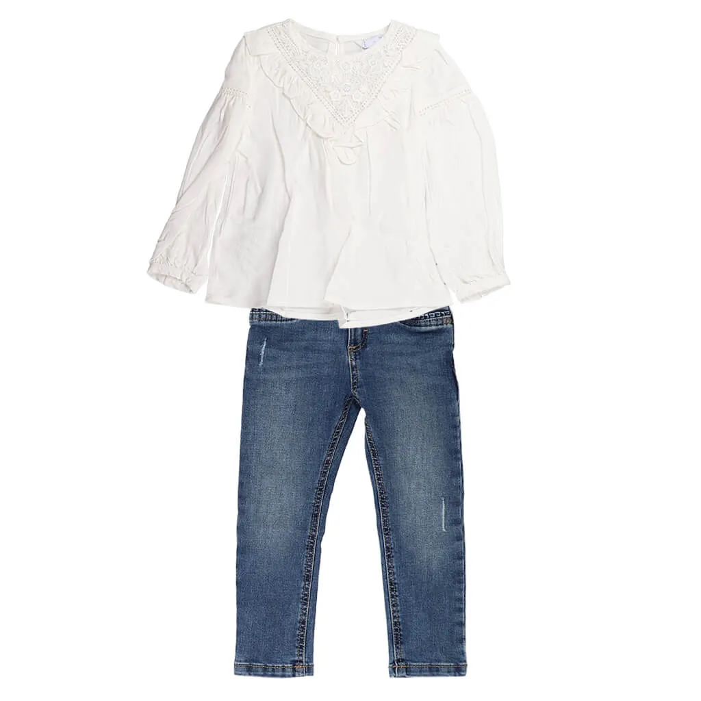 MYL Long Sleeve Blouse and Pants Set