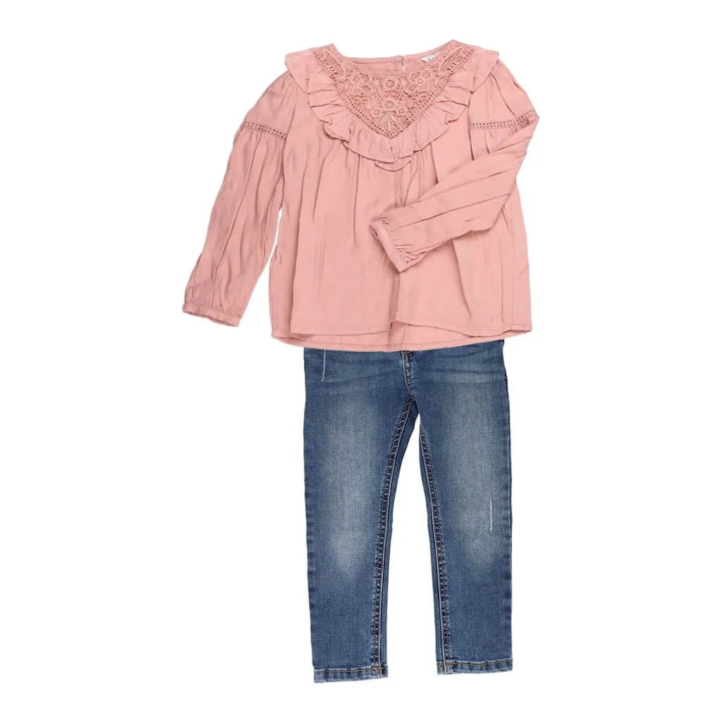 MYL Long Sleeve Blouse and Pants Set