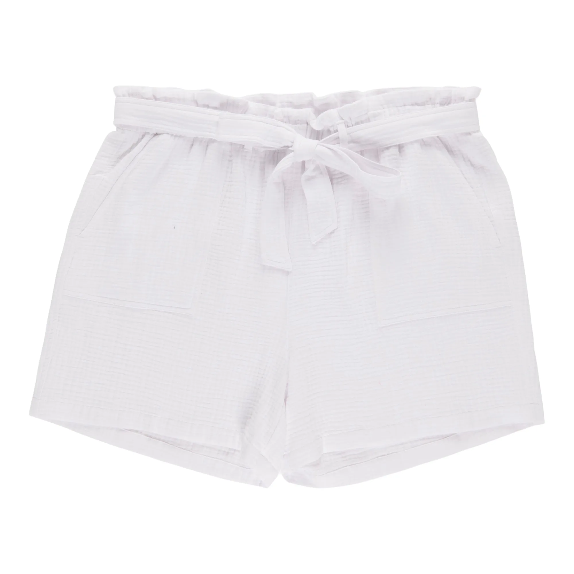 mySTYLE Women's Plus Solid Gauze Shorts