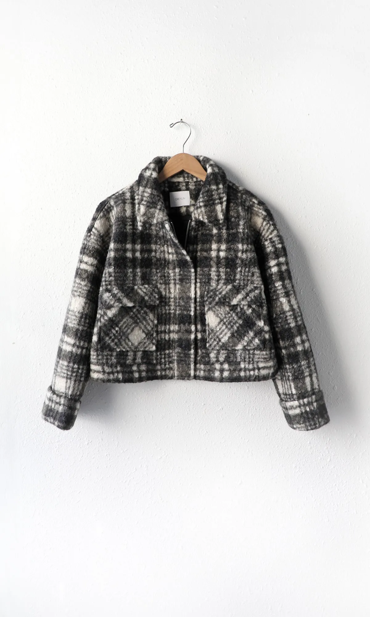 NATE ZIP FRONT COZY JACKET