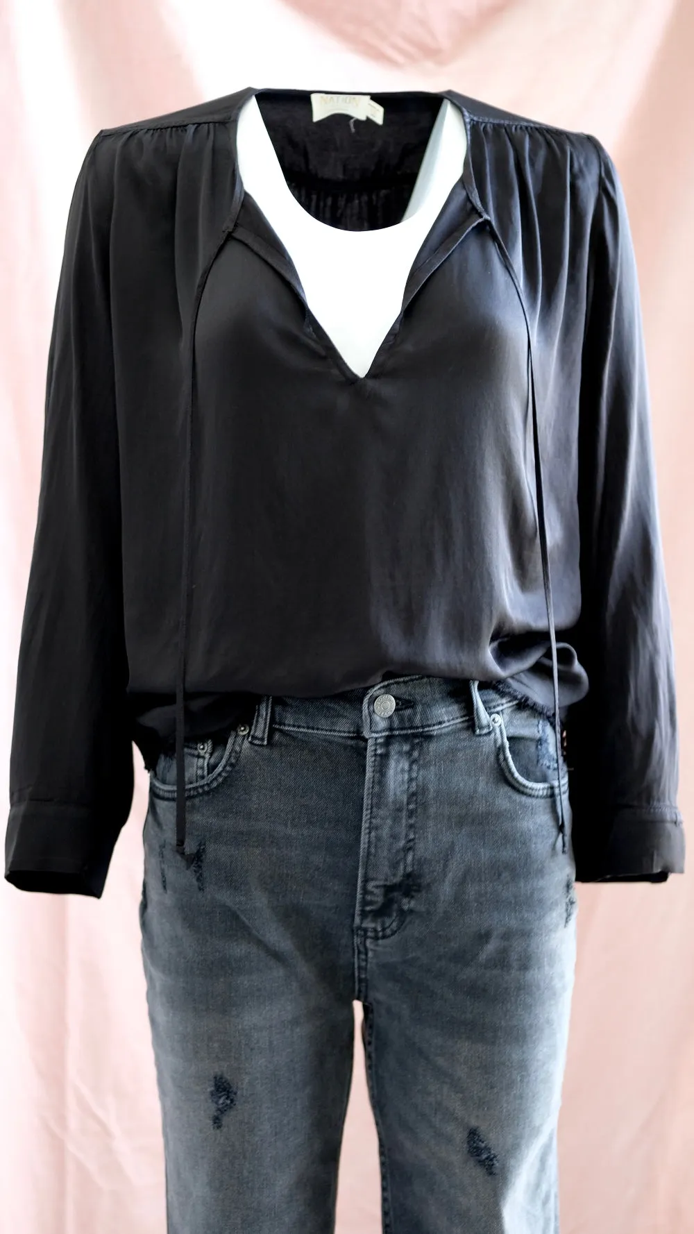 Nation Ltd Maura Relaxed Tie Top