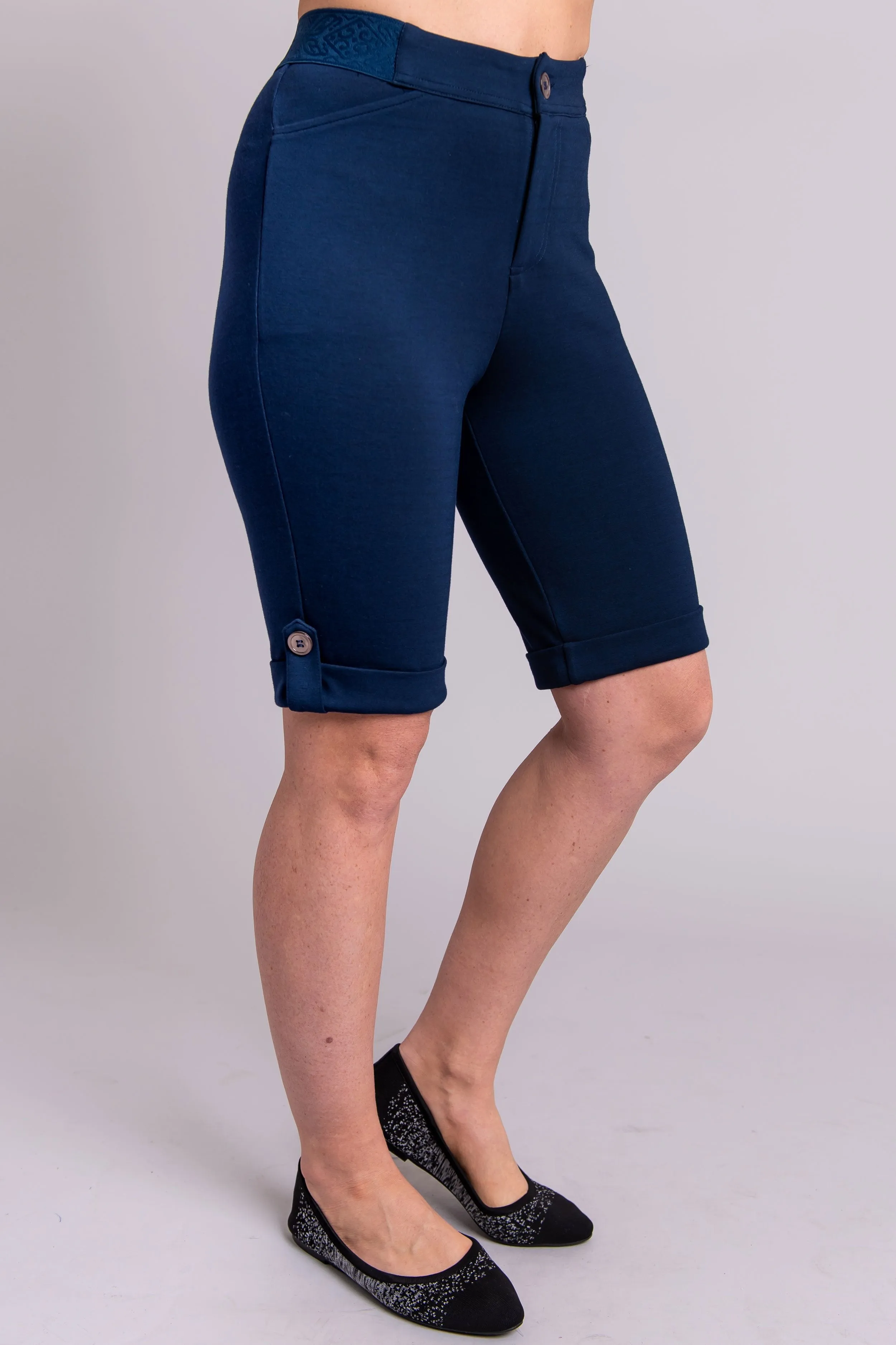 Norma Shorts, Indigo, Modal - Final Sale